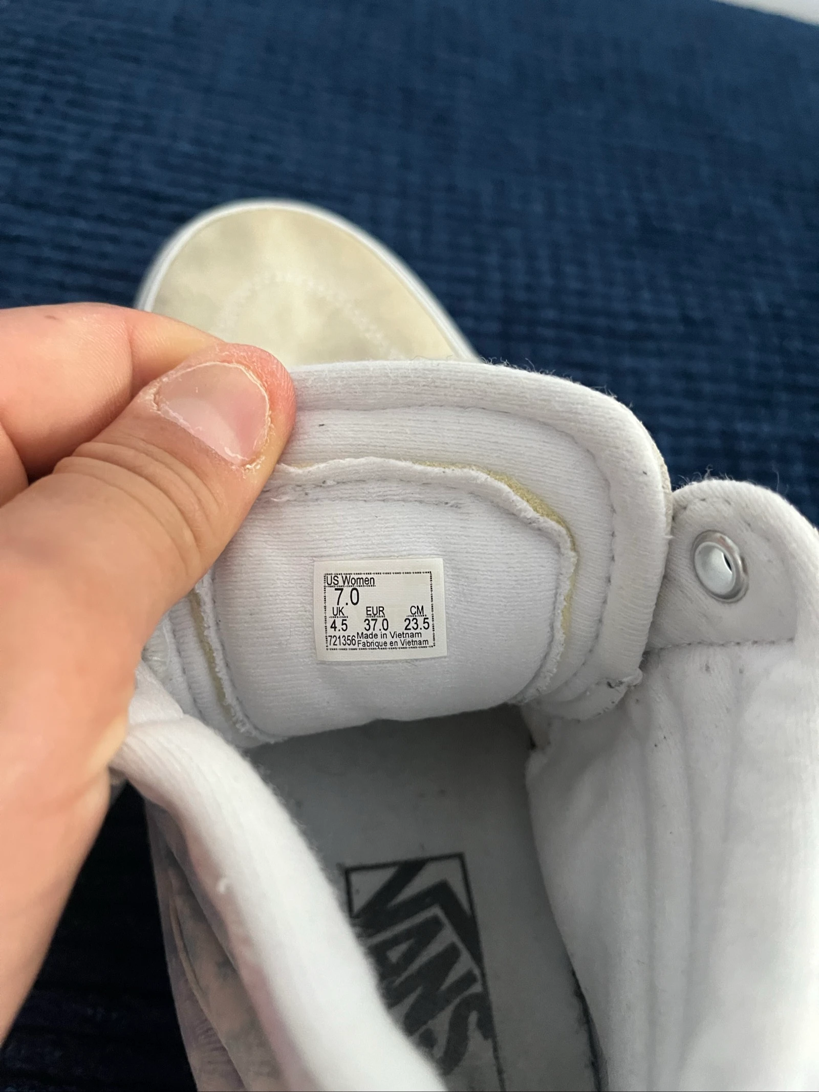 Baskets Vans Pour Femme Taille 37 – photo 6